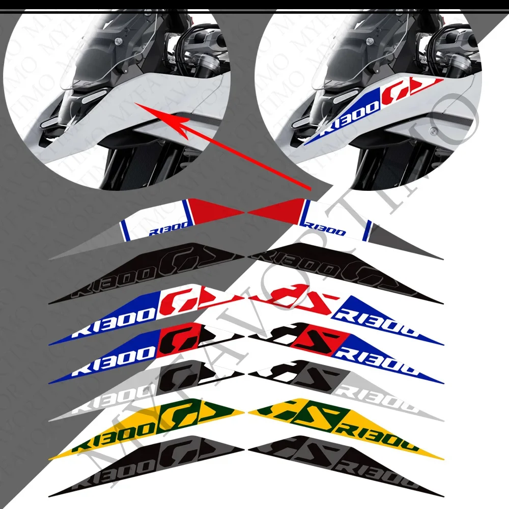 

2023 2024 For BMW R1300GS R 1300 GS 1300GS ADV Adventure Tank Pad Gas Fuel Oil Protector Stickers Decals Beak Front Fender