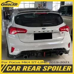 For Ford Focus MK4 ST-LINE 2019 2020 2021 ABS Plastic Car Rear Wing Gloss Black Rear Spoiler Trunk Boot Wing Spoiler car tuning