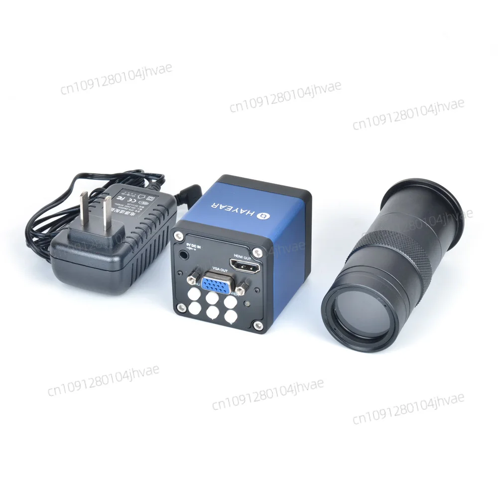 

Video Microscope Camera HD 2.0MP HDMI VGA Digital Industry 1080P Video Output 100X C-MOUNT Lens for PCB Repair Lab Mouse Control