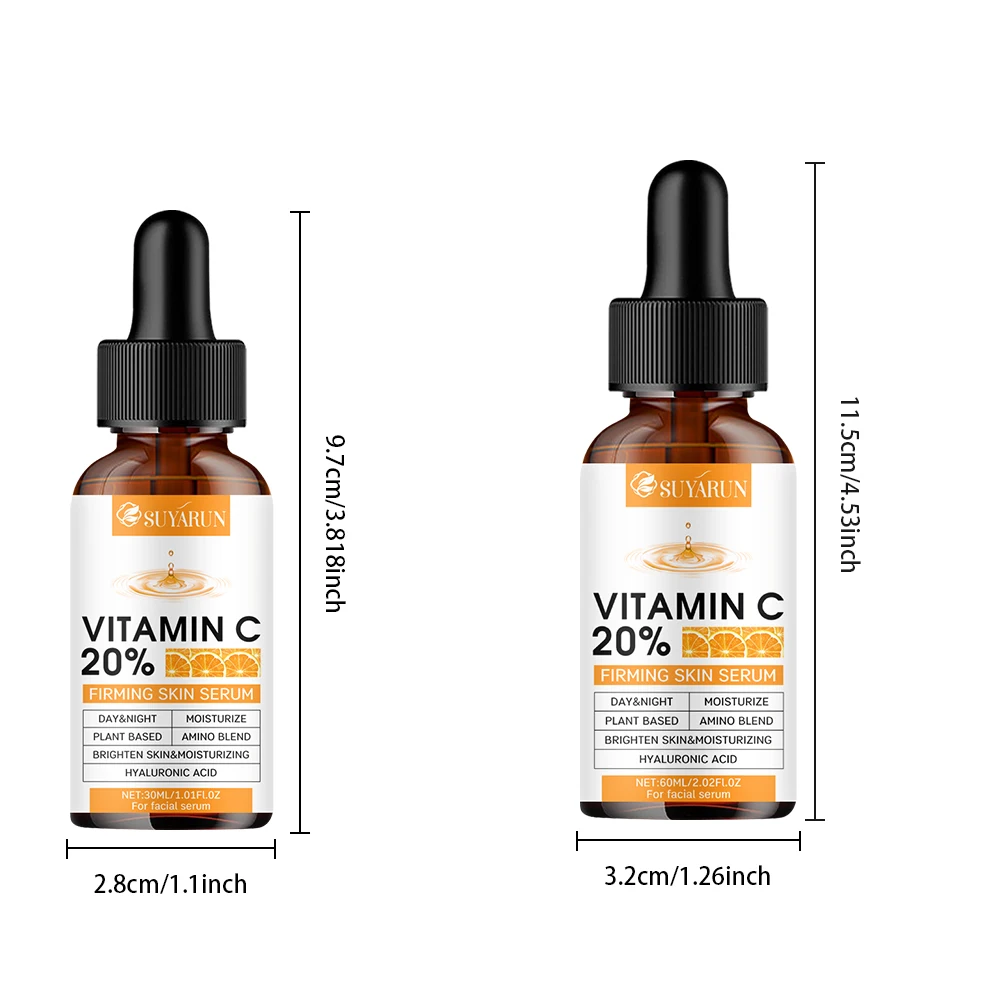 سيروم شد البشرة من SUYARUN Retinol Aloe Vitamin C - مرطب للوجه مضاد للشيخوخة، تفتيح، تقليل التجاعيد، شد البشرة.