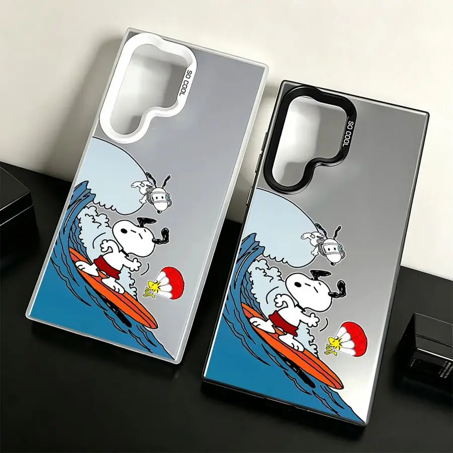 Чехол для Samsung Galaxy S26 S24 FE S22 S23 Ultra S21 S25 Edge S20 Plus Note 20 Ultra S23 S-noopys Surfing