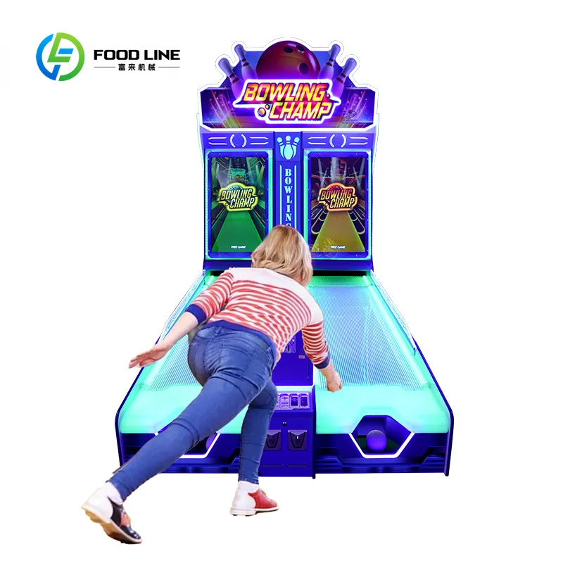 Arcade Bowling Game Machine High Traffic Attraction Equipment for Game Halls and Shopping Centers