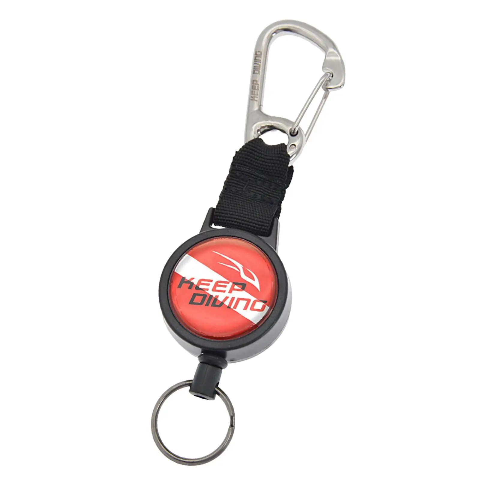 Scuba Diving Retractable Lanyard Hanging Strap Fin Mask Gear Retractor Clip & for Underwater Snorkeling