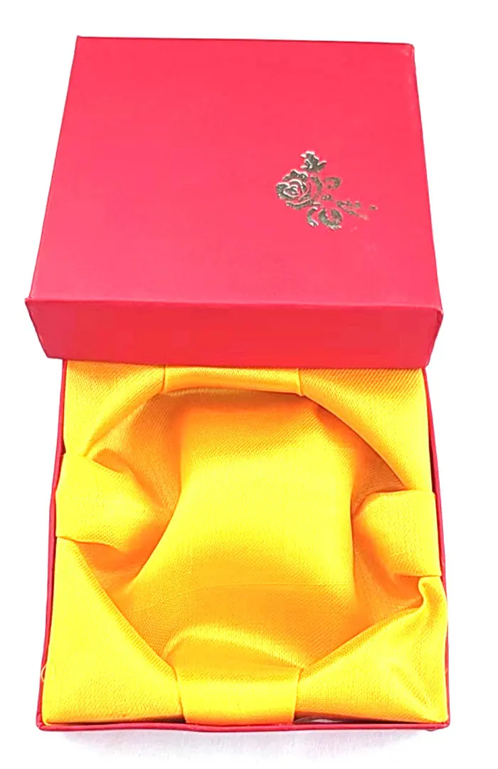 

Qingmos Wholesale 10 Box 9cm Red Square Jewelry Boxes for Bracelet Necklace Gfit Box with Paper China Silk Jewelry Displays Box