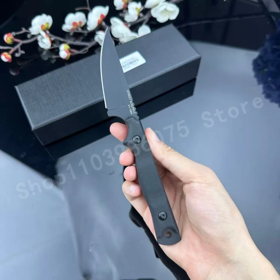 

Портативный прямой нож TO-PS, лезвие из стали 8Cr13Mov, рукоятка G10, для активного отдыха, кемпинга, туризма, EDC, практичный нож для резки, подарок для мужчин