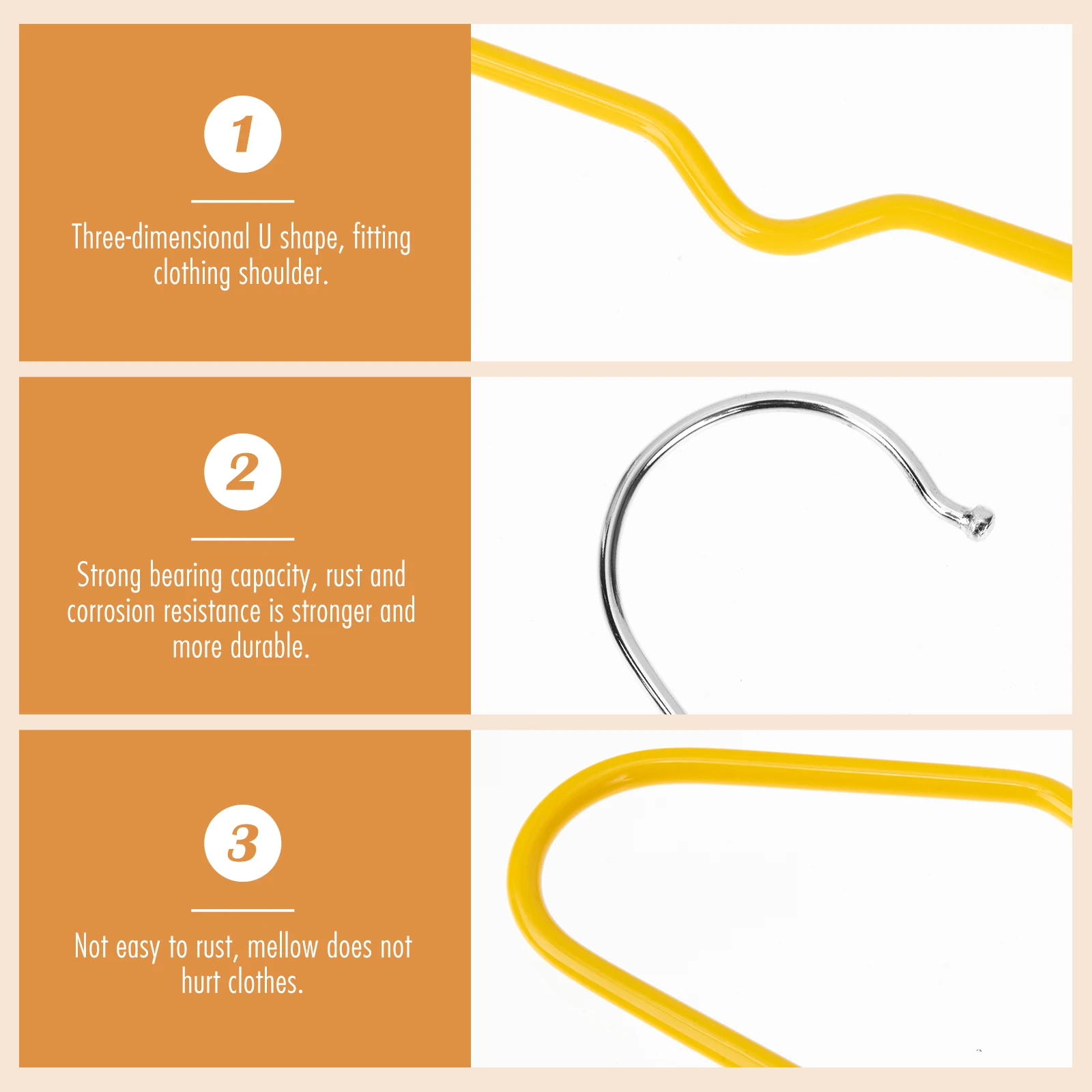 

10 Pcs Non Baby Clothes Hangers Kids Plastic Coat Hangers Smooth No Damage Safe Storage ganizer for Children