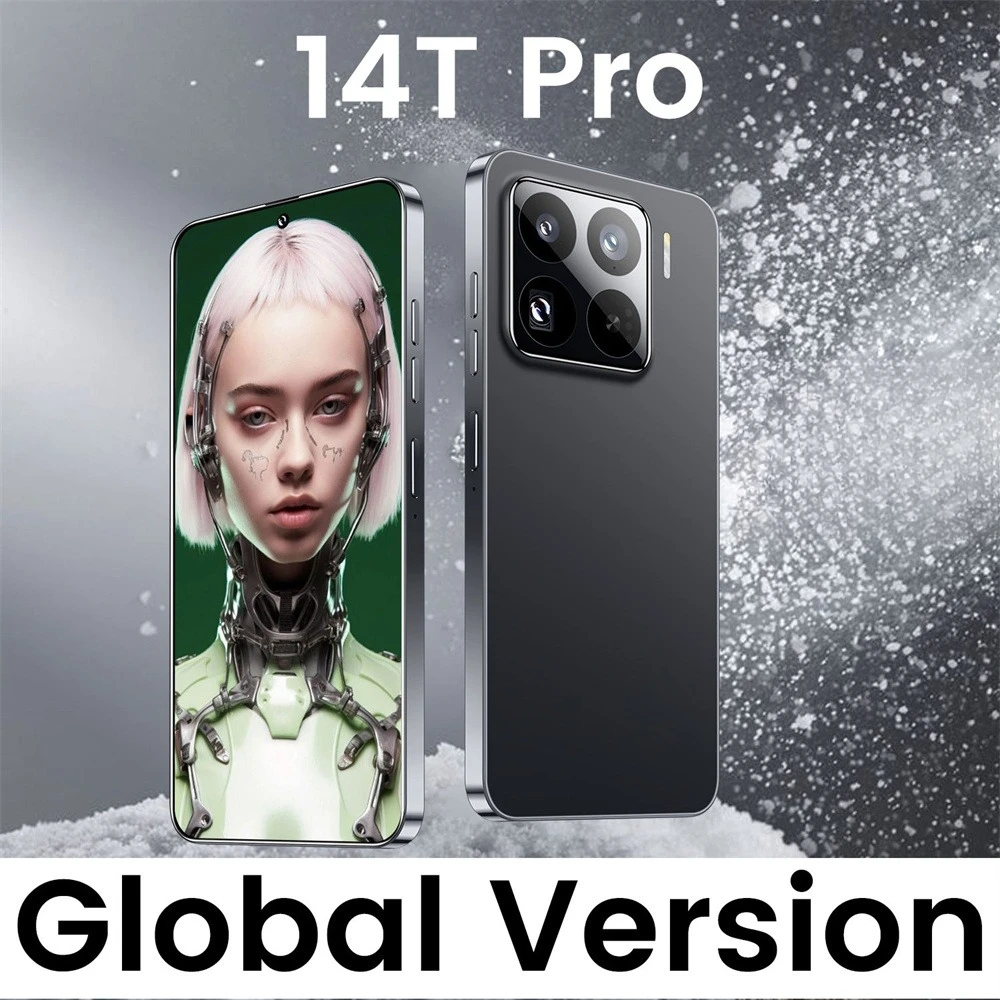 جديد 14T Pro الهاتف الذكي الأصلي 7.3 بوصة هاتف محمول 8000mAh أندرويد 4G 5G بطاقة SIM المزدوج الهواتف المحمولة النسخة العالمية الهواتف المحمولة