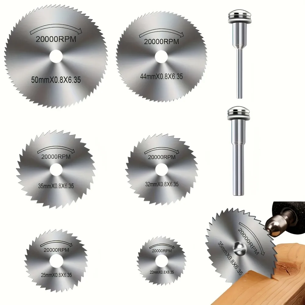 High Speed Steel Cutting Blade Set, Suitable for Drill Bits and Rotating Tools, Heavy-Duty High-Speed Steel Saw Blades view 4