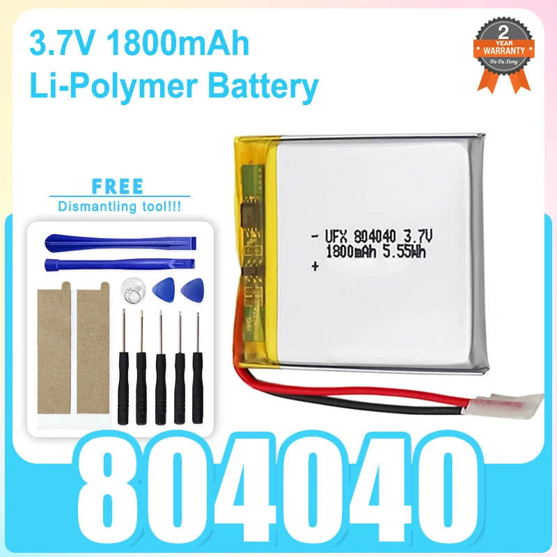 1 Pcs 3.7V 1800Mah …