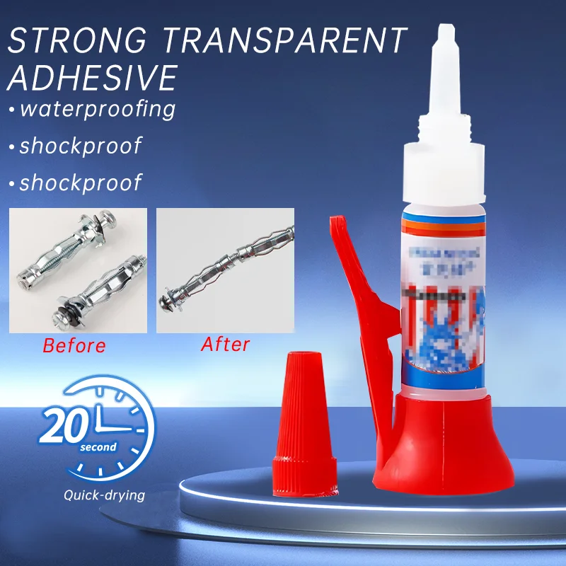 

Strong Instant Glue Welding Repair Glue Universal Welding Adhesive Quick-drying Liquid Welding Filler for Metal Plastic Leather