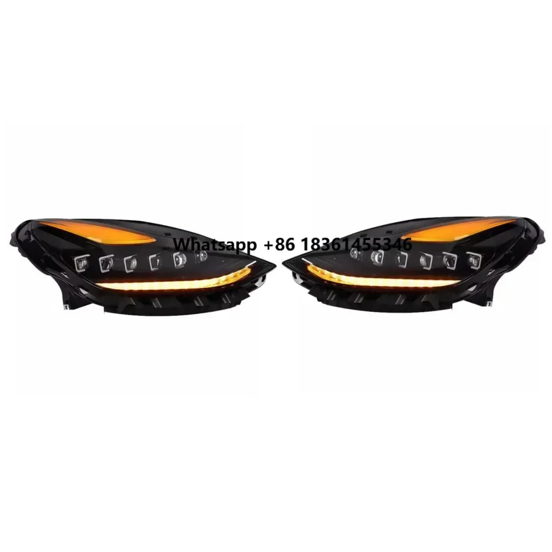 

For Model 3 Model Y modified LED Lens Daytime running light Turn signal Hight Low beam 1 Pair LED Headlight