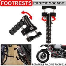 Front Footrest Rotatable Highway Pegs Motorcycle Footpeg 22-28mm For BMW R1200GS ADV R1250GS For voge 525 dsx 900dsx For XADV750