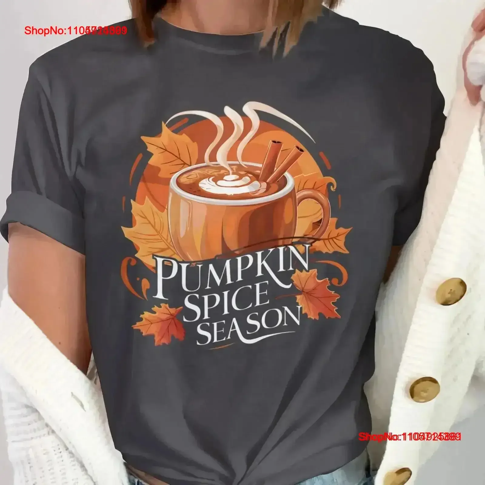 Cozy Pumpkin Spice Season T Shirt Perfect Fall Apparel for Autumn Lovers Great Idea vintage Washed Stylish graphic Slightly