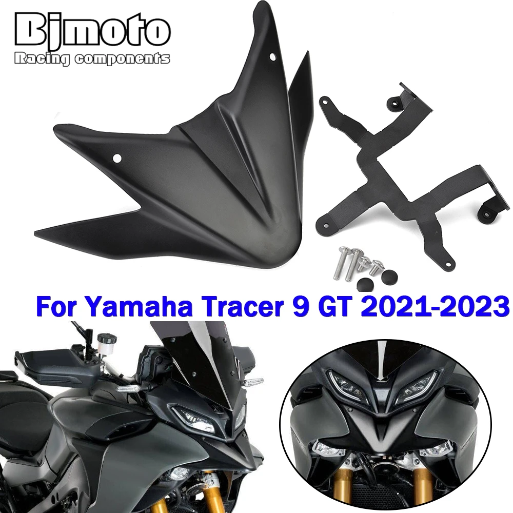 Motorcycle Front Nose Fairing Beak Extender Cowl Fender Cover For Yamaha Tracer 900 GT Tracer900 2021-2023