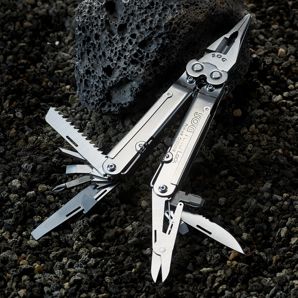 Scissors Multi-Tool 18 Tool 420 Stainless Steel Multi-Tool Camping Hunting Outdoor