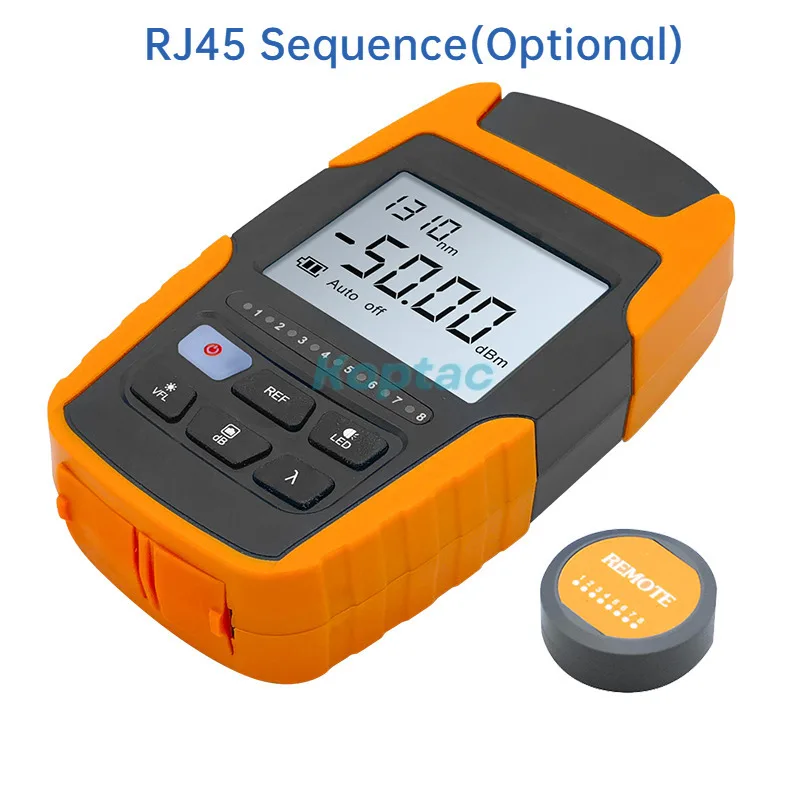 Wielofunkcyjny światłowodowy miernik mocy optycznej TL530 Potężne oświetlenie LED OPM Opcjonalnie: Testowanie sieci czerwonego światła VFL FTTH