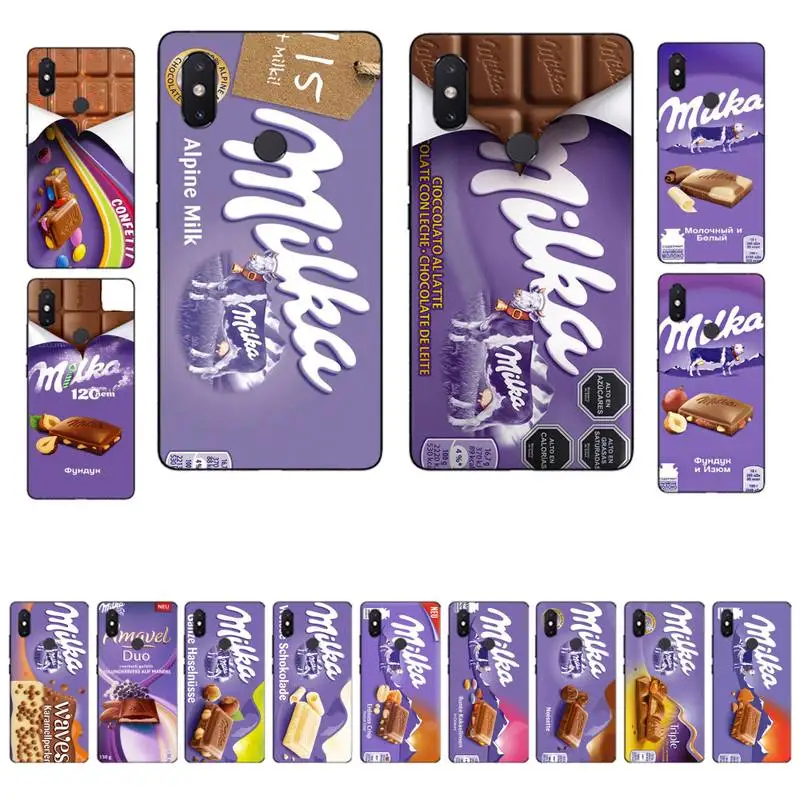 MaiYaCa Popolar Chocolate Milka Box Phone Case for Xiaomi mi 8 9 10 lite pro 9SE 5 6 X max 2 3 mix2s F1