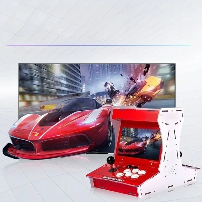 Arcade Joystick Game Console: Two-Player Home Mini Retro Compact All-in-One Fighting Machine 3D-WIFI Edition