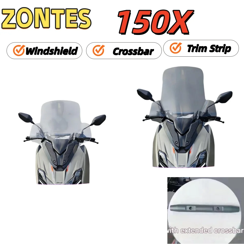 Windshield modification for ZONTES 150X handguard windshield, front windshield motorcycle modification parts (Zongshen 150x)