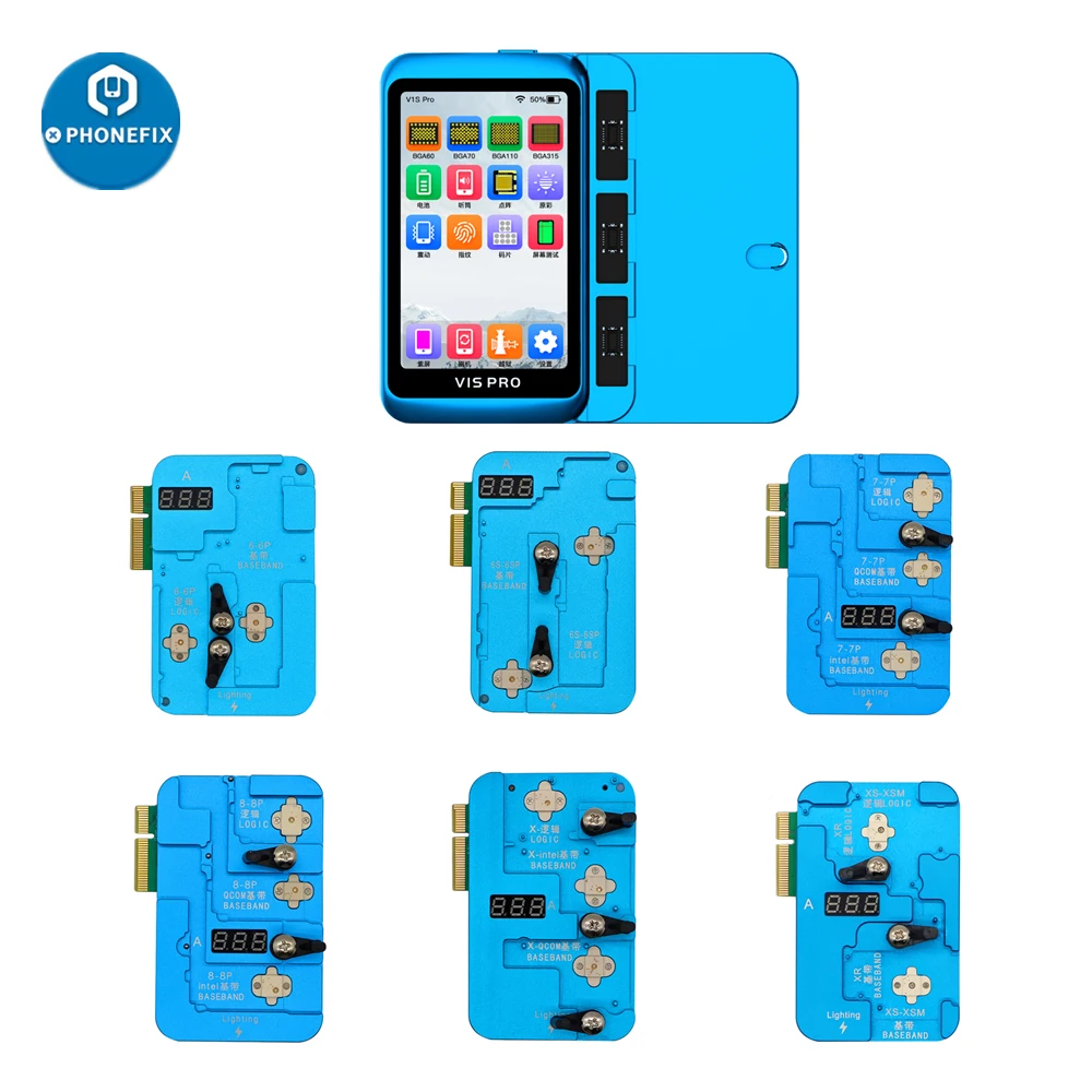 Programador de Chip JC V1S Pro EEPROM IC, herramienta de reparación de lectura y escritura para iPhone 6-X, XR, XS Max, 11, 12 Pro Max