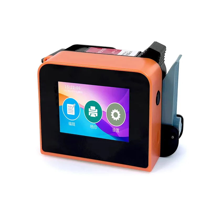 Smart 12.7mm Mini Inkjet Printer Portable Quick Drying Ink Plastic Metal Carton Automatic Use