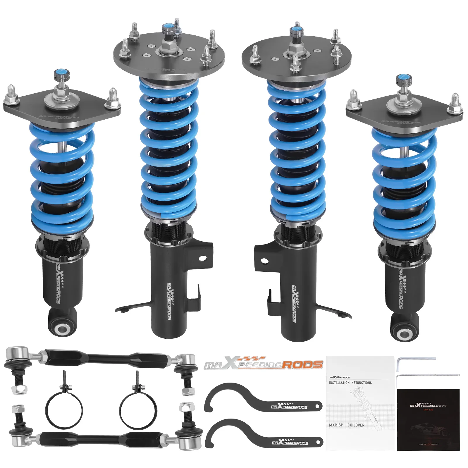 

MaXpeedingrods Coilovers 24 Level Damper Adjustable for Honda CR-V FWD 2012-2016