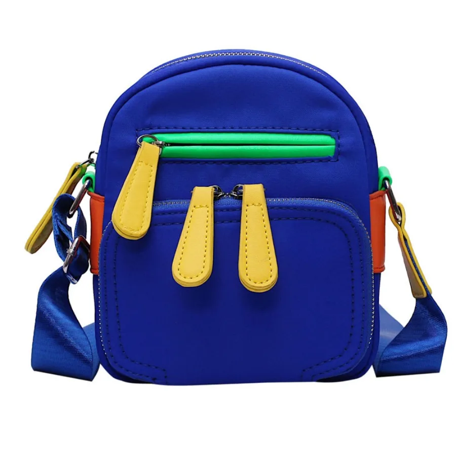 

New fashionable cute simple canvas bag female Japanese hit color shoulder bag student ins versatile diagonal cross female bags