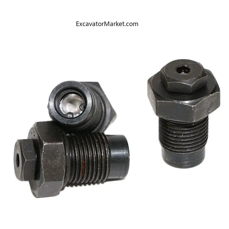 Excavator 68 75 85 100 135 Gun Head Exhaust Screw Air Valve Broken Hammer Nitrogen Valve Gun Head Nitrogen Filling Nozzle