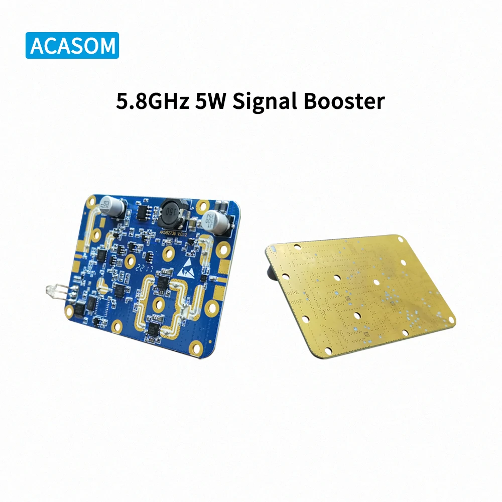 Imagem -03 - Wifi sem Fio Amplificador de Banda Larga Roteador Faixa de Potência Módulo Impulsionador Sinal 5.8ghz 5w