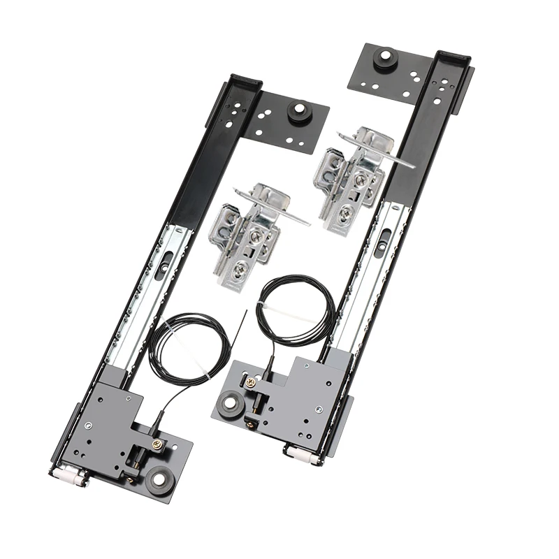 

Hidden Swing Door Slide Rail Butterfly Folding Door Hardware Hinge TV Cabinet Shrink Side Insert Pocket Door