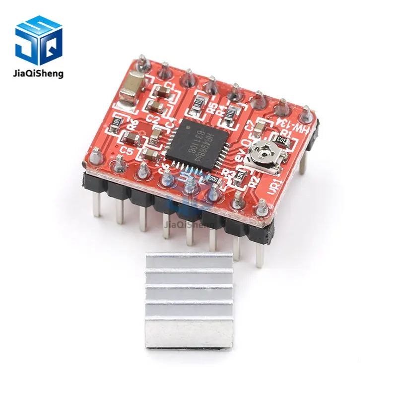 1pcs CNC 3D Printer Parts Accessory Reprap pololu A4988 Stepper Motor Driver Module with Heatsink for ramps 1.4