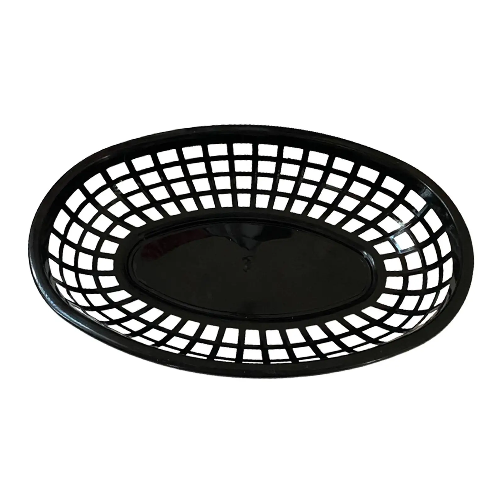 Food Basket Restaurant Serving Basket Food Storage Basket Food Service Tray Holder Food Serving Tray for Hot Dogs Fruit