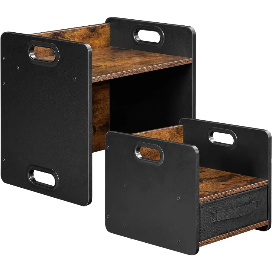 

HOOBRO Набор столов и стульев для отлучения от груди, набор столов и стульев для малышей, мебель для детей 1-3 лет, стол и стул для чтения в деревенском стиле Br