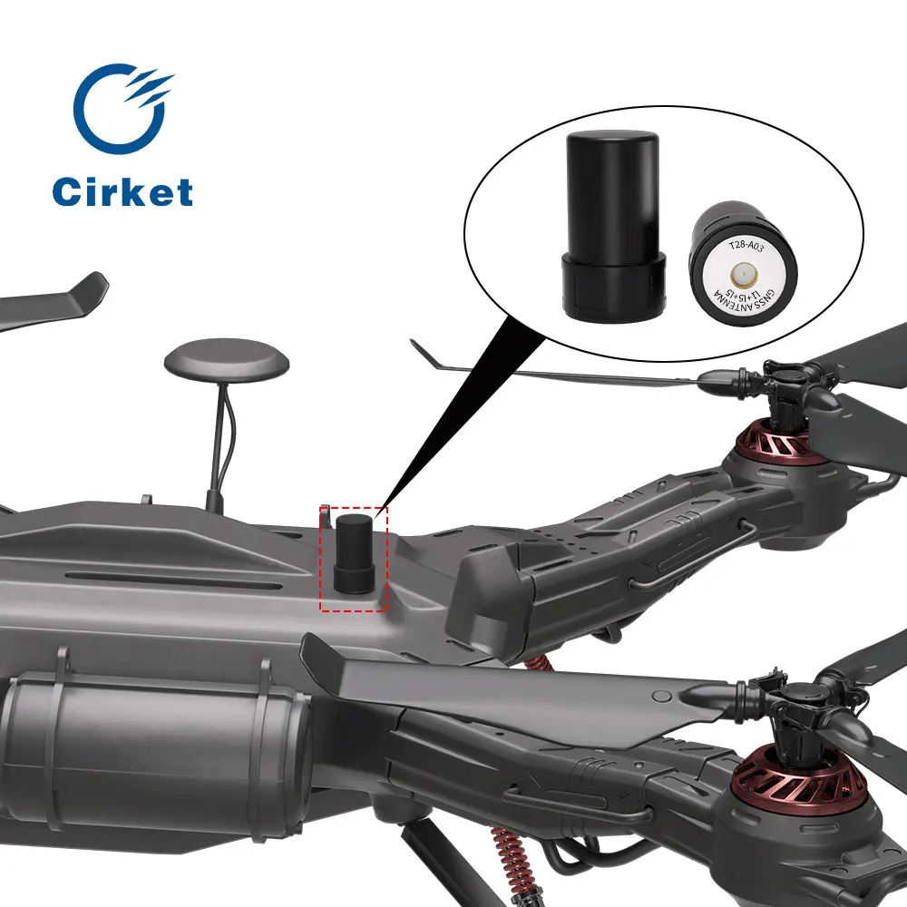 T28-A03 High-Precision Quad-System Full-Frequency Antenna, Supports GPS, BeiDou, GLONASS, GALILEO, IP65 Waterproof, Fast Positio