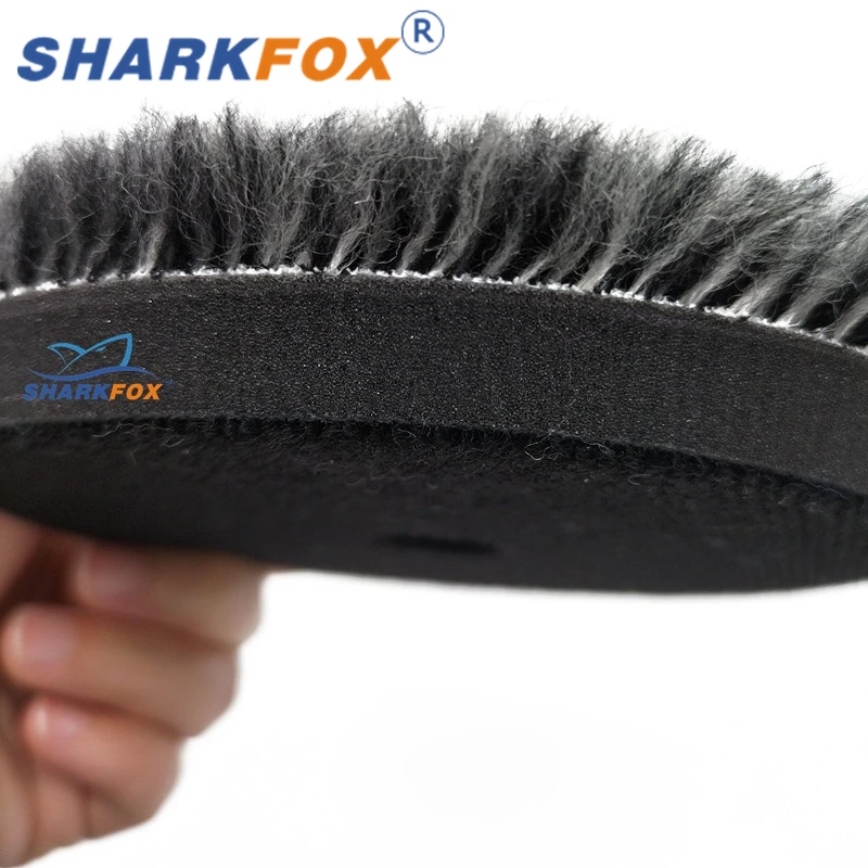 Sharkfox 5 Pieces/lot 5/6Inches Wool Polishing Pad High Density Lambs Woollen Polish Buffing Pad Car Polisher Buffing Waxing