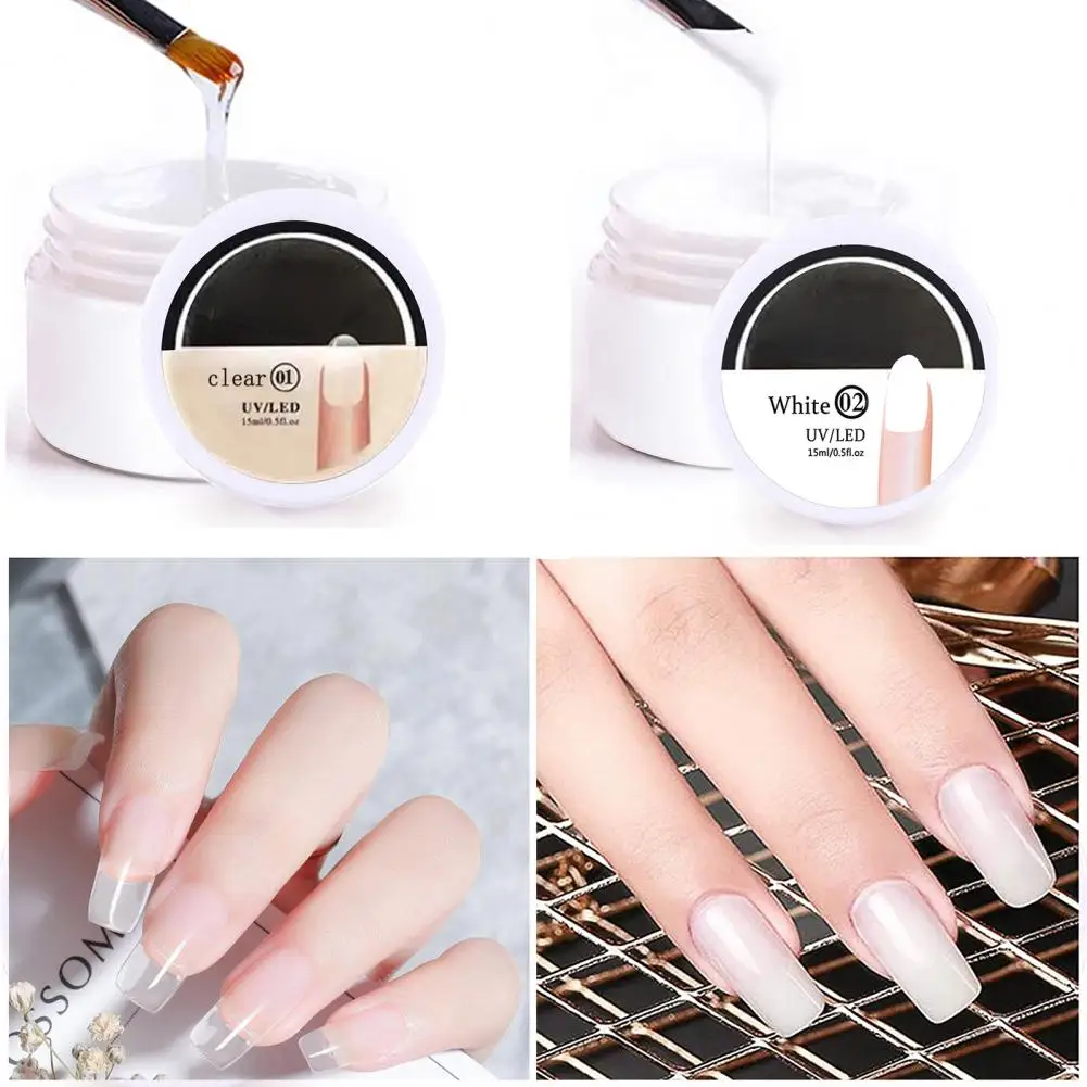 Home for Home Nail Gel Practical Nail Glue Safe Long-lasting 15ml Low Smell for Home