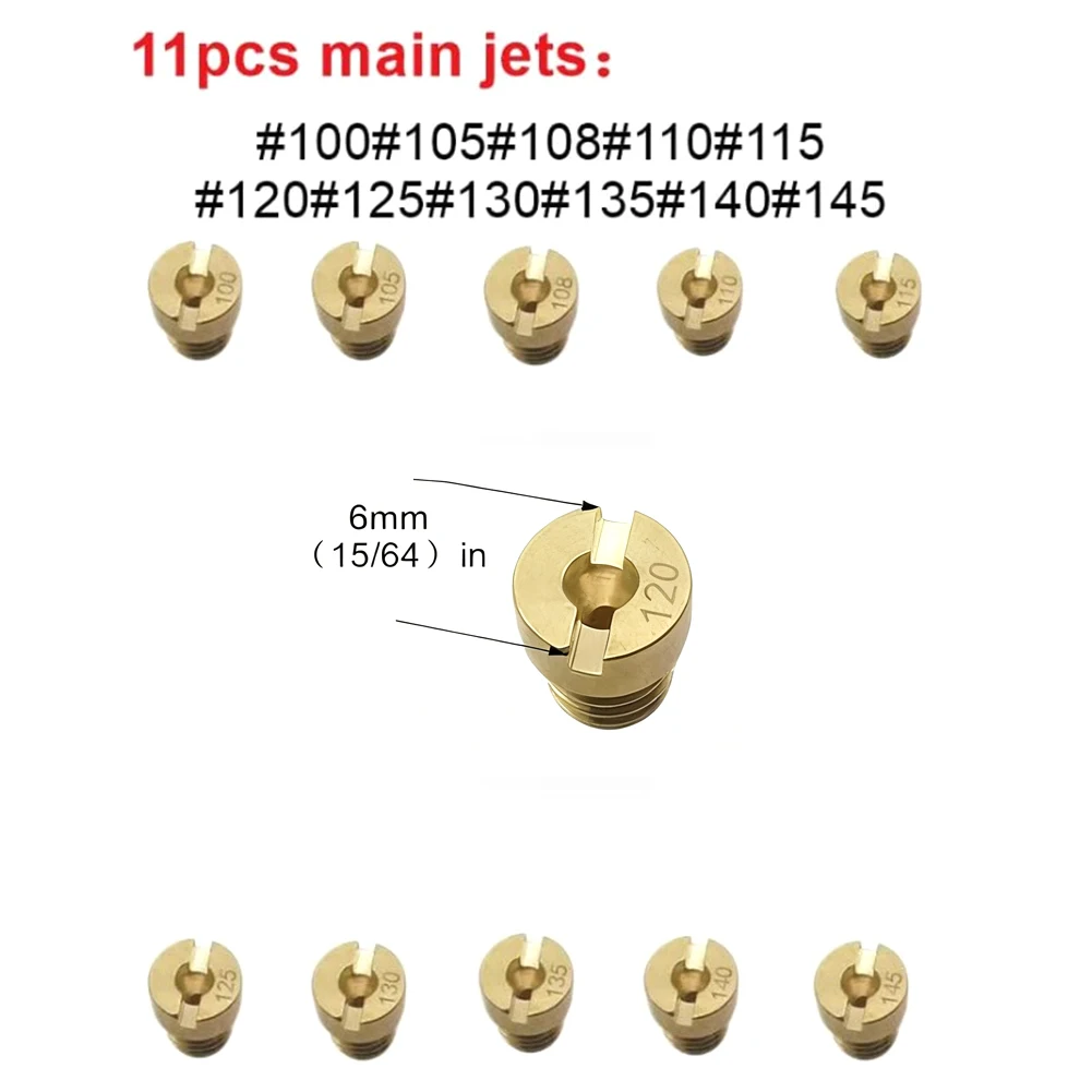 22 Pack Carburetor Jet Kit for PWK & KX Models to Provide Precise Fuel Control and Enhanced Engine Acceleration