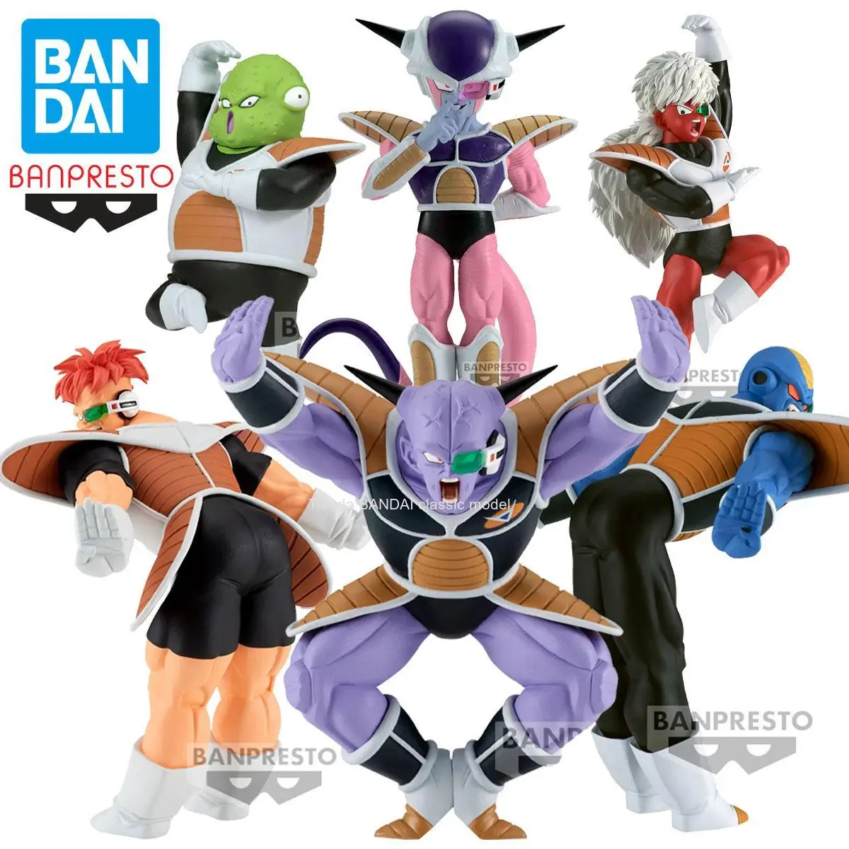 

BANDAI Banpresto Dragon Ball Genuine Official Original Ginyu Recoome Jeice Burter Guldo Frieza Figure Anime One Piece Model