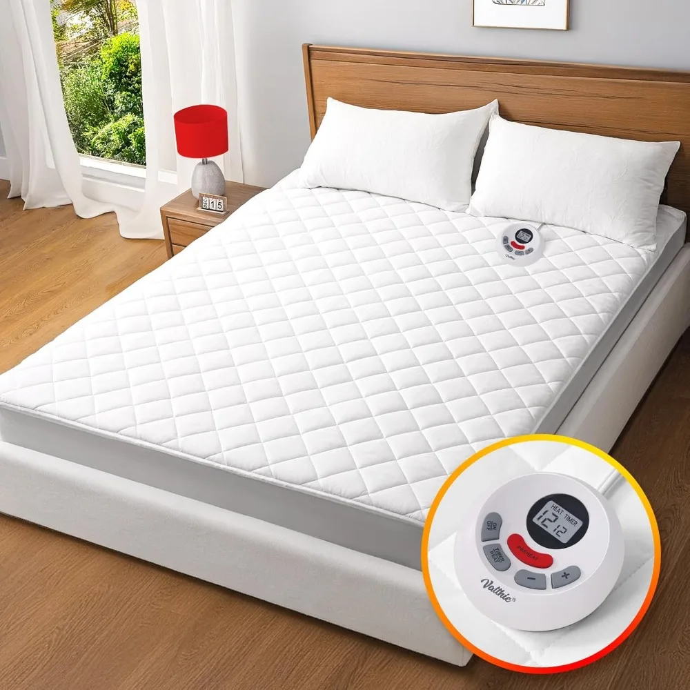 

Twin XL Electric Mattress Pad with 12 Heat Settings and 1-12 Hours Auto Shut Off