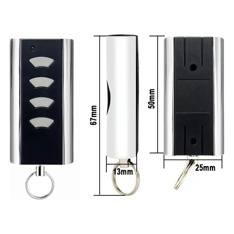 A33T 2 Pcs Garage Door Remote Control 433.92MHz for Normstahl Entrematic Crawford Standard Steel Opener