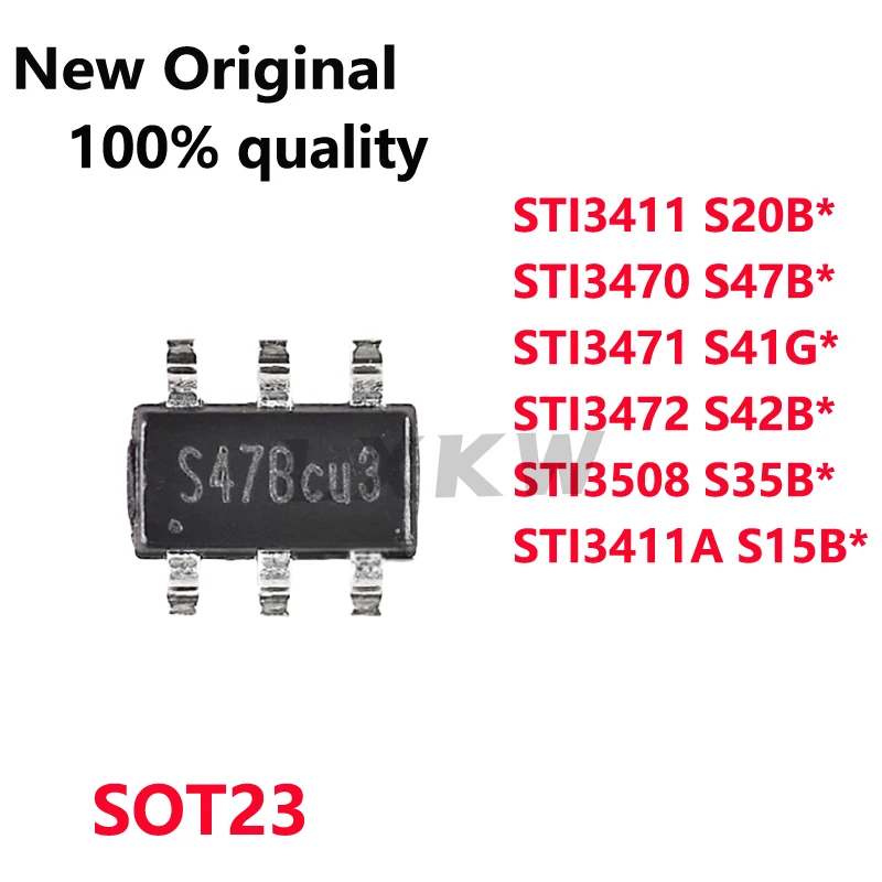 10/PCS New Original STI3411 S20B* STI3470 S47B*  STI3471 S41G*  STI3472 S42B*  STI3508 S35B* STI3411A S15B* SOT23 In Stock