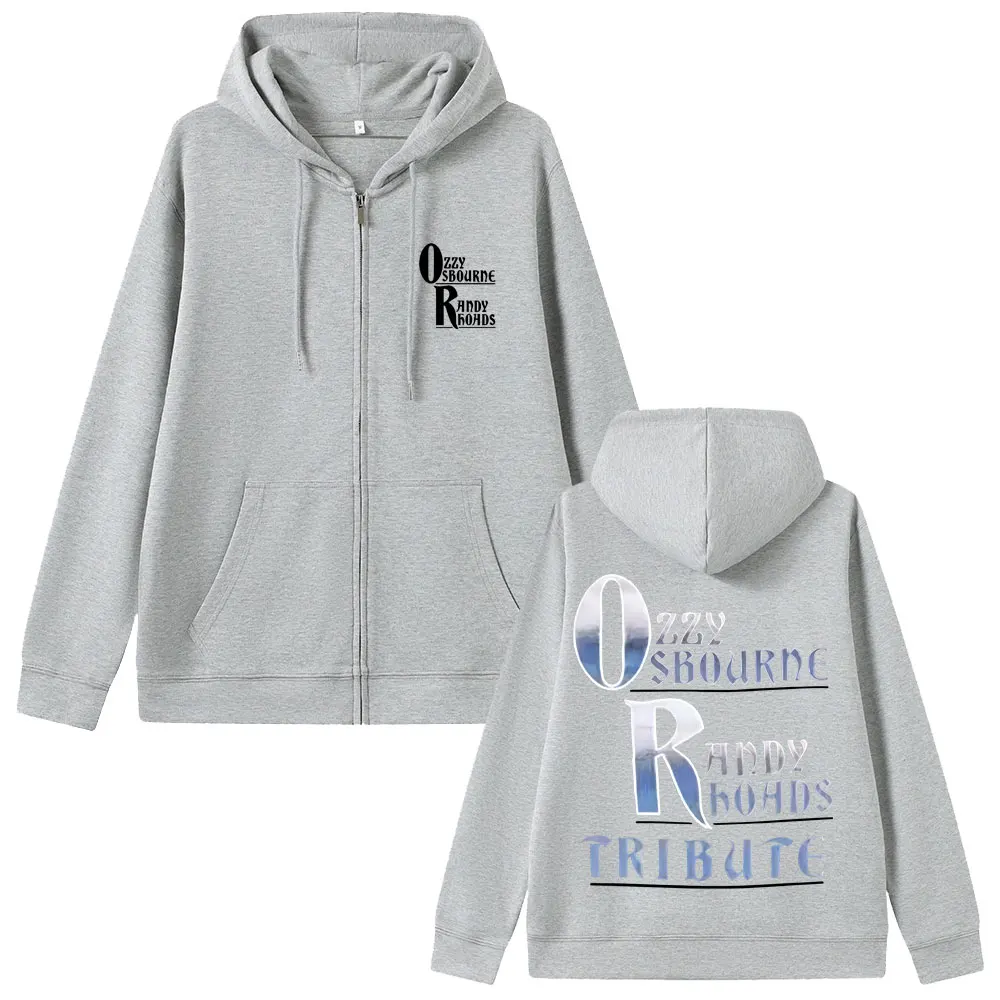 Limited Black Sabbath Band Ozzy Osbourne Back To The Beginning Zipper Hoodie Men Women Heavy Metal Rock Oversized Zip Up Jacket