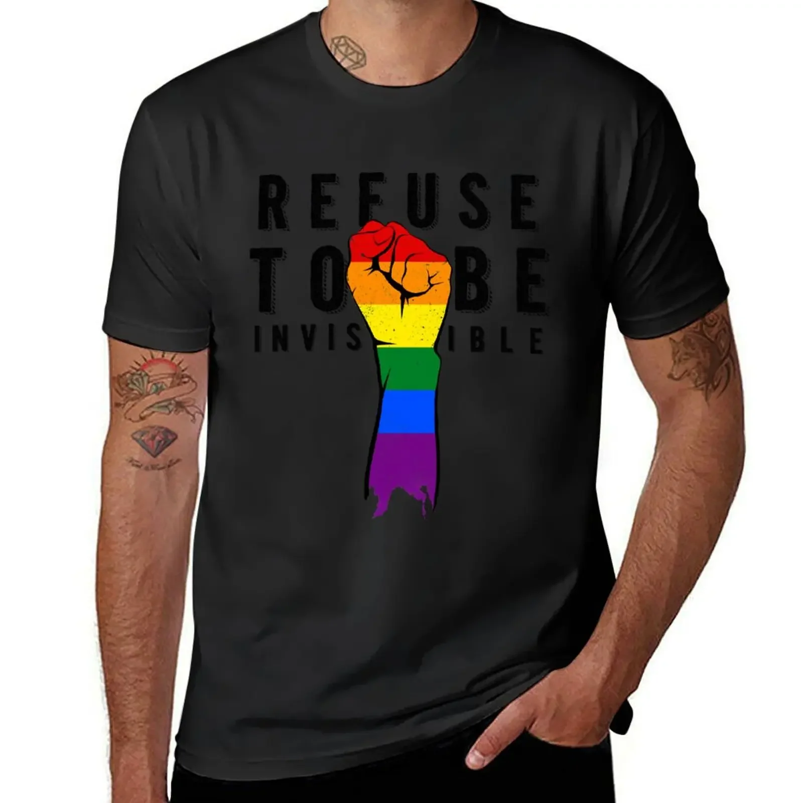 Refuse To Be Invisible T-Shirt cute clothes vintage clothes shirts graphic tee men t shirts