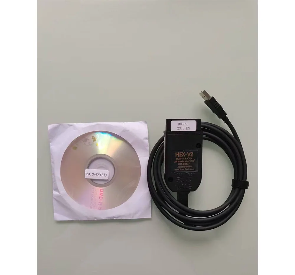 Real‑HEX V2 USB Diagnostic Interface with STM32F429 Chip, Multilingual OBD2 Scanner for VW Audi Skoda Seat Vehicles