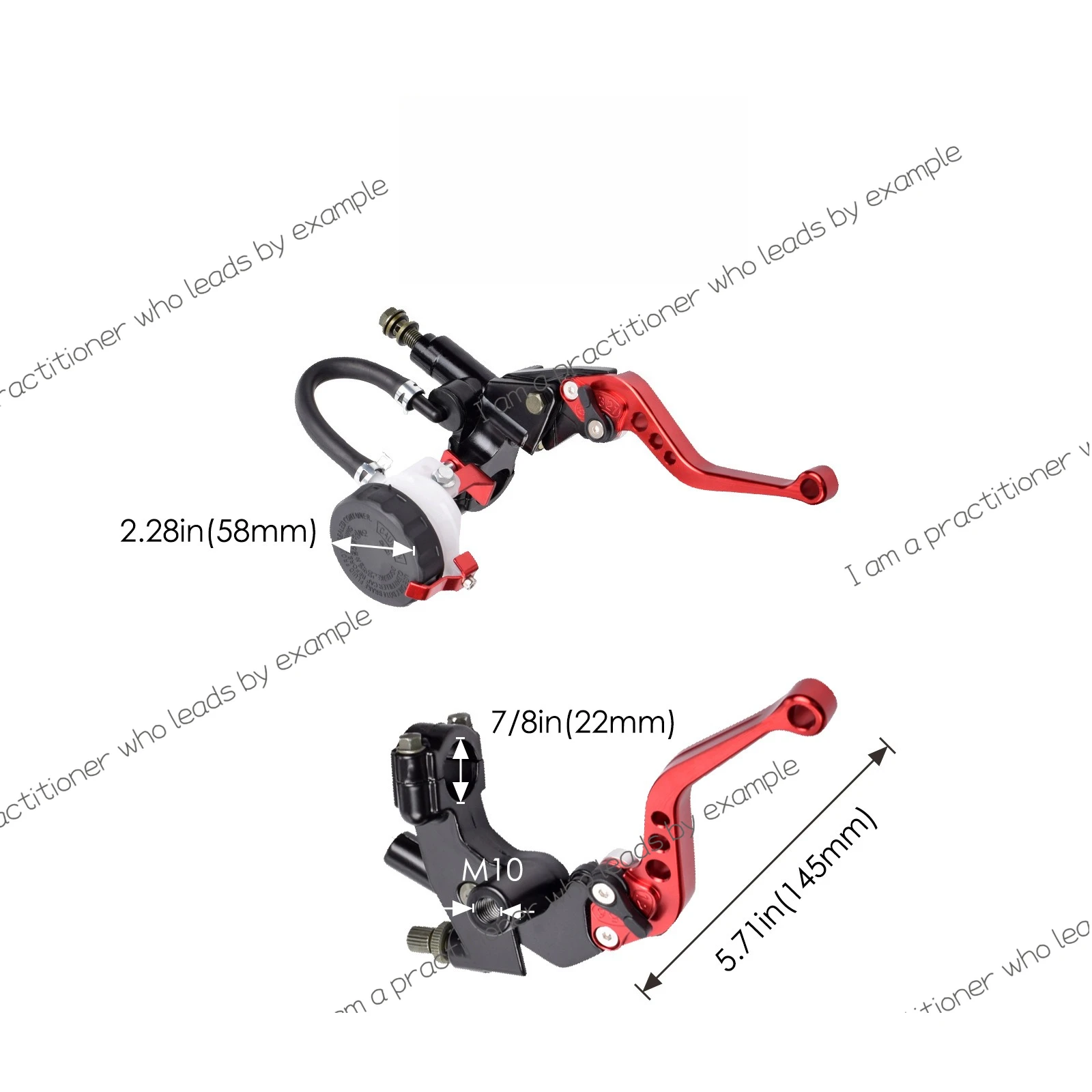 ブレーキアッパーポンプアセンブリ オートバイ汎用セミCNCダイカストヘッド タイポンプ油圧