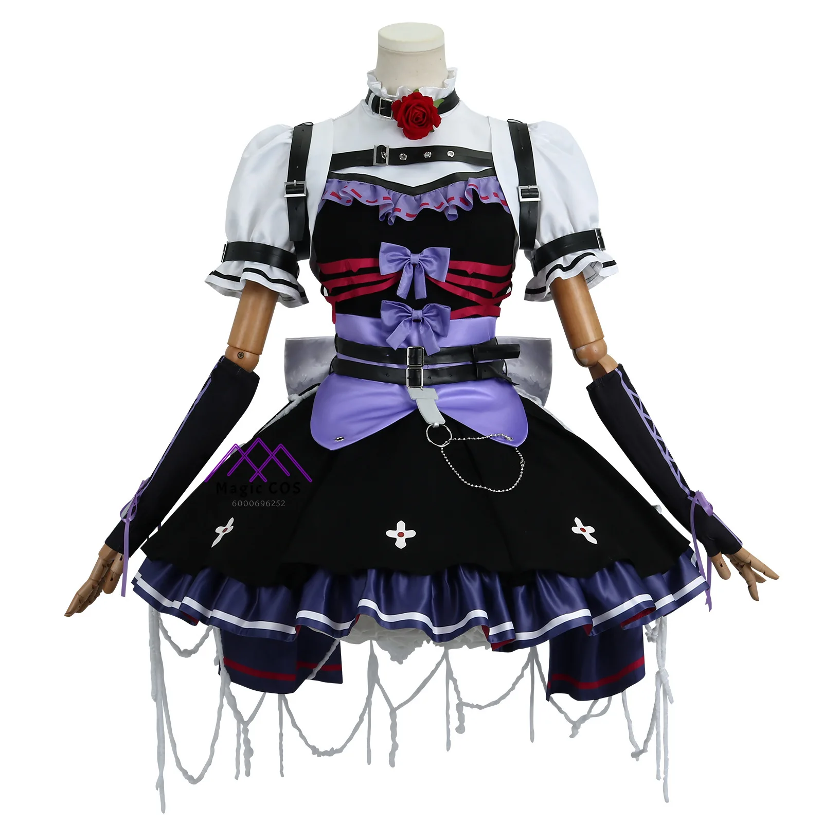 الهوية الخامس البستاني تأثيري حلي "الحفلة اليابانية" البوليستر كعكة ثوب عالية الجودة أنيمي الزي للنساء كوميك كون الطرف