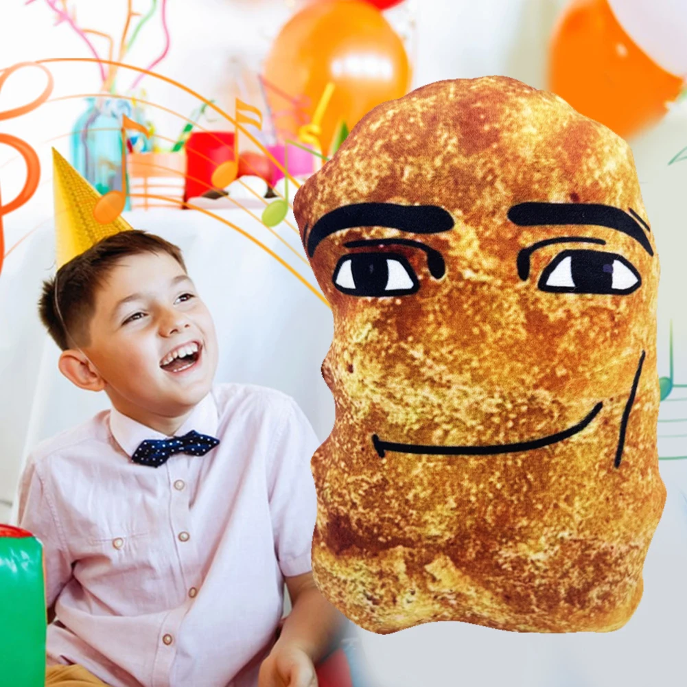 창의적인 치킨 너겟과 다리 봉제 장난감, 큰 치킨 블록 봉제 베개, 귀여운 치킨 너겟이 어린이 및 성인용 봉제 장난감