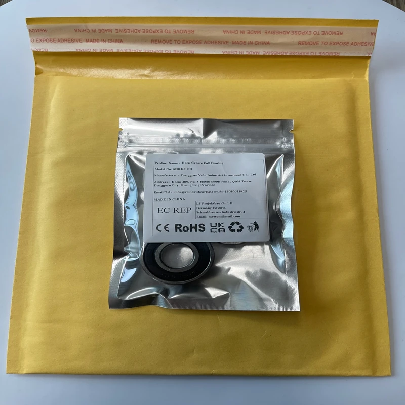 

1PCS 6202RS CB Hybrid Ceramic Bearing ABEC-7 15*35*11 mm Industry Motor Spindle 6202HC Hybrids Si3N4 Ball Bearings 3NC 6202RS
