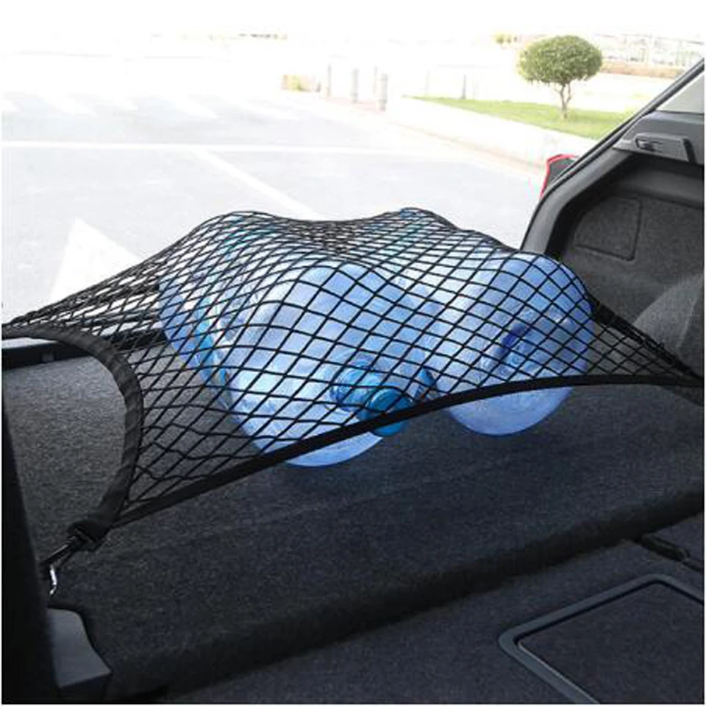 4 Hook Car Trunk Storage Elastic Mesh Net Luggage For Opel Mokka Corsa Astra G J H insignia Vectra Zafira Kadett Monza Combo