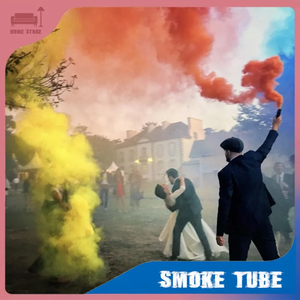 

Colorful Handheld Smokes Stage Studio Wedding Fog Smoke-Stick-Prop Atmosphere Interesting Party Decor Photography Aid Smoke